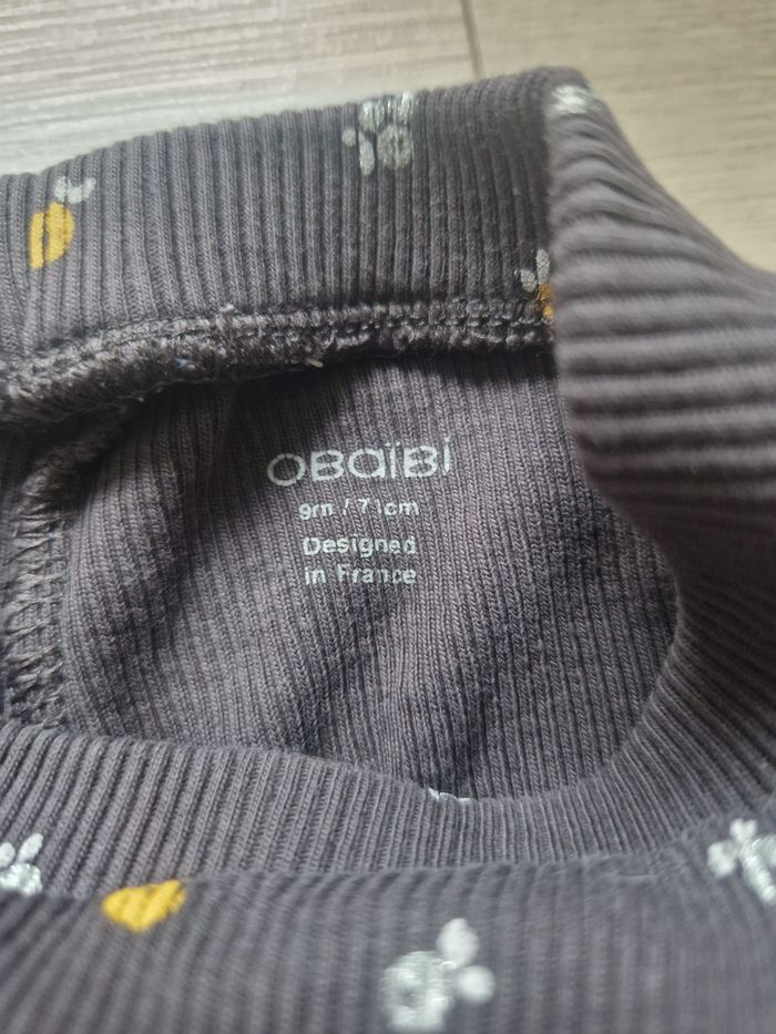 Pantalon bébé Obaibi 9 mois - photo numéro 3