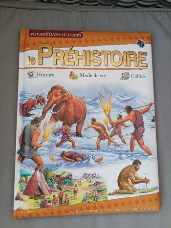 Livre sur la préhistoire pour enfants neuf