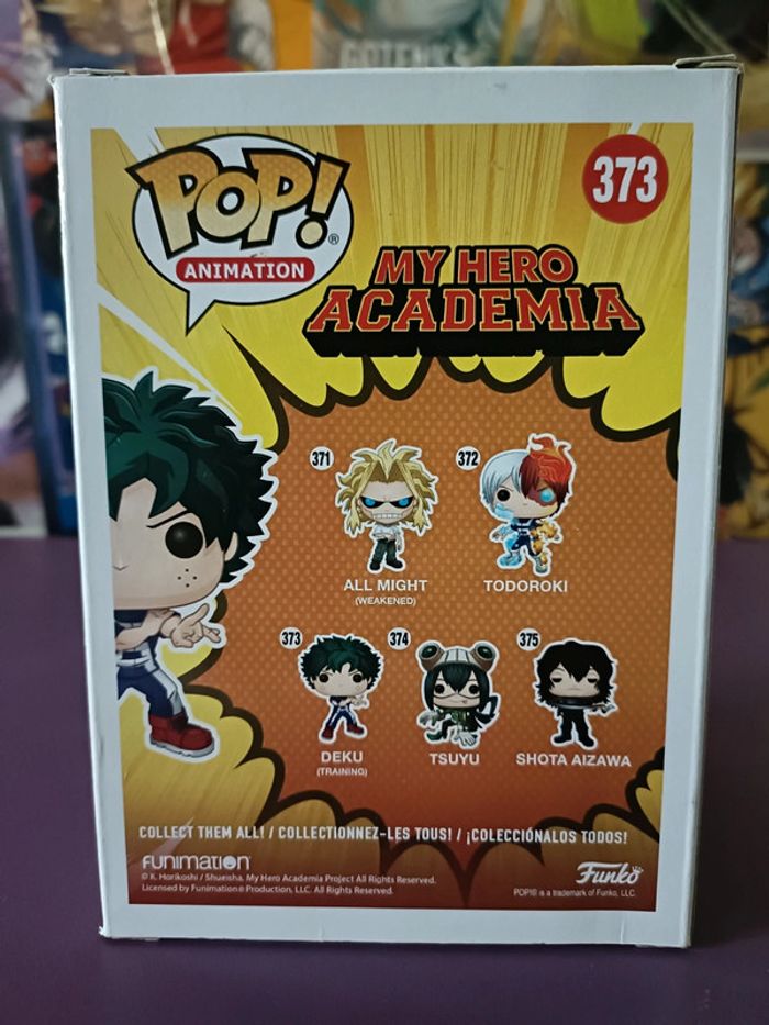 Deku Training My Hero Academia Boku No Funko Pop Vinyl Figure Anime 373 - photo numéro 3