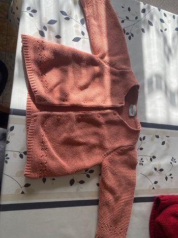 Gilet tape à l’œil fille 12 mois