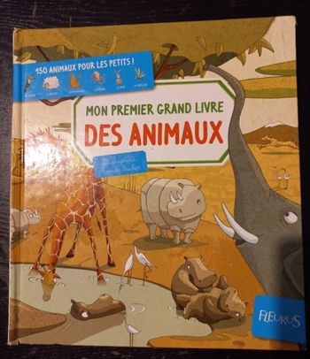 Livre mon premier grand livre de animaux