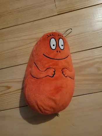 peluche Barbapapa rouge