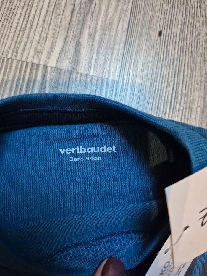 T shirt manches longued verbaudet - photo numéro 2