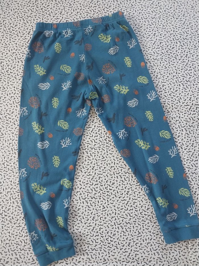 Bas de pyjama Lupilu 4-6 ans bleu imprimé marin confortable - photo numéro 4