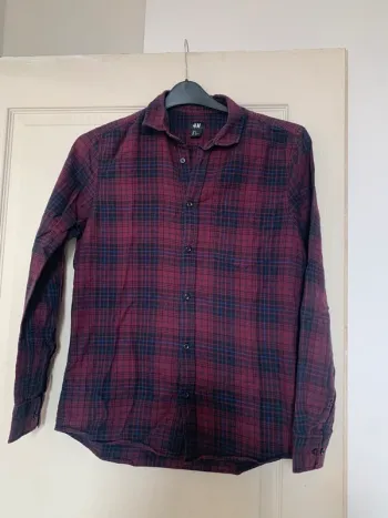 Chemise chaude à carreaux