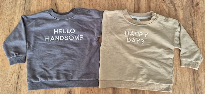 Pulls zeeman beige et gris