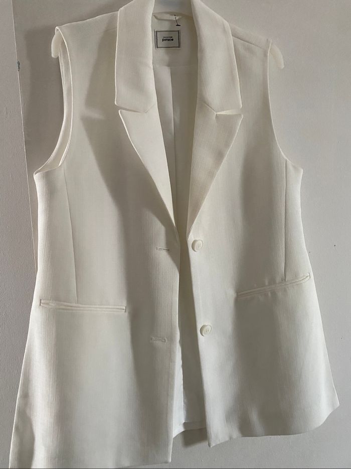 Veste blanche - photo numéro 3