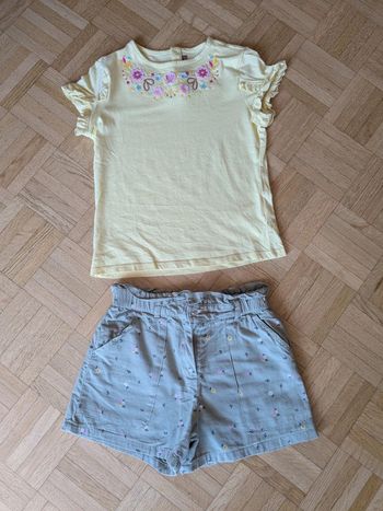 Ensemble short kaki