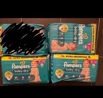 Lot 3 Pampers taille 4+