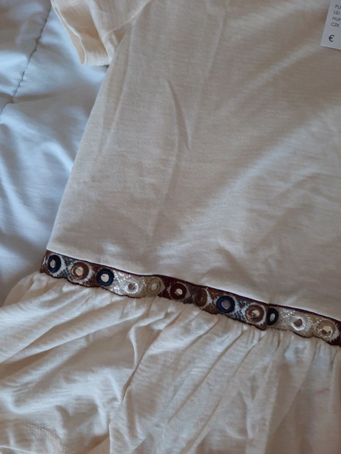 Top beige Camaïeu neuf T36 - photo numéro 2
