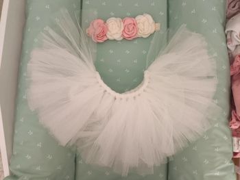 Jupe tutu + serre tête 0-3mois