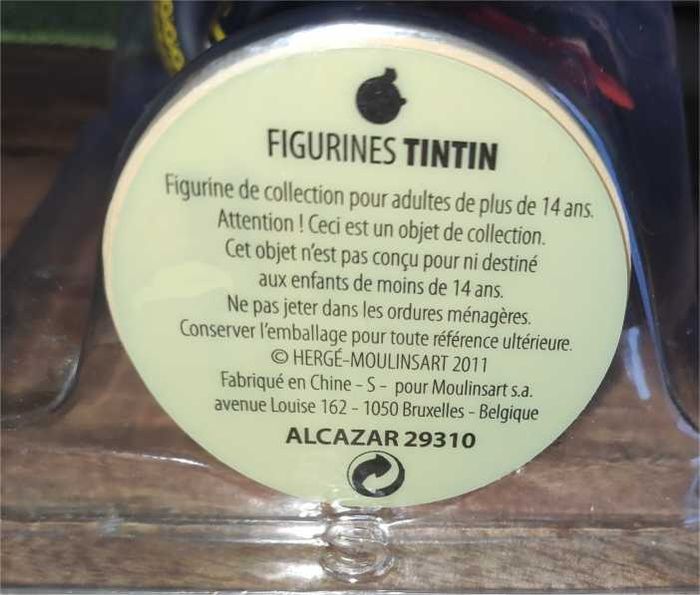 Alcazar lanceur de couteau Figurine Tintin + Livret - photo numéro 4