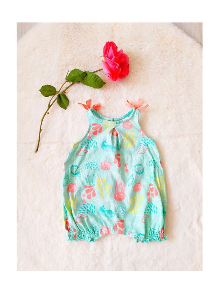 Combinaison sans manches barboteuse été 3 mois = 59 cm