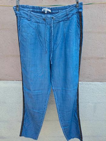 Jean fluide avec liseré sur le côté Only femme T38