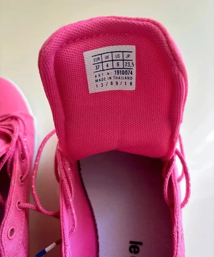 Chaussures de sport Le Cop Sportif fushia - photo numéro 5