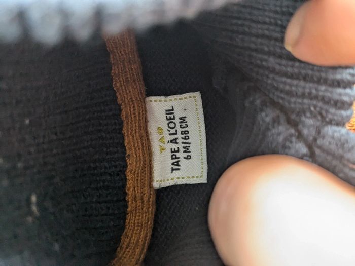 Pull a rayures taille 6 mois - photo numéro 3