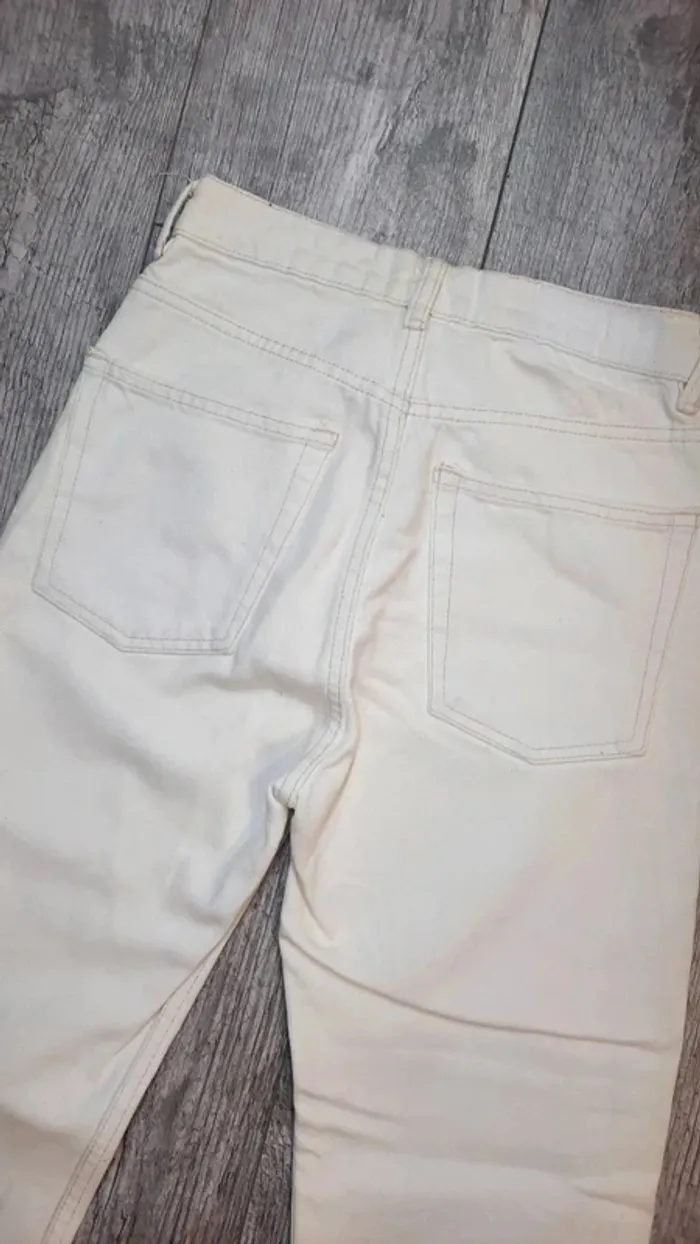 Pantalon jean Femme Zara 32 - photo numéro 4