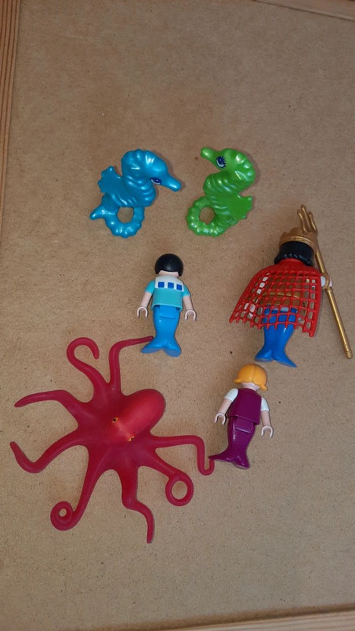 Playmobil sirene pieuvre et hypocampe - photo numéro 5