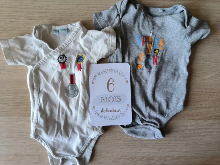 Lot bodys 6 mois