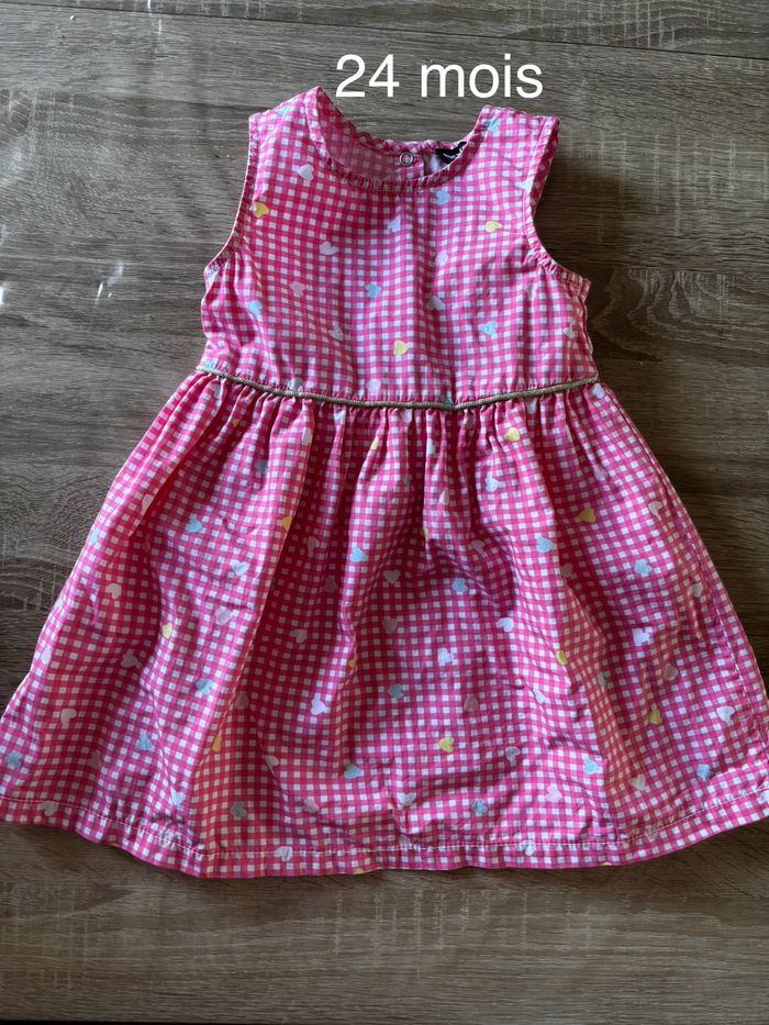 Robe Vichy cœur In Extenso t.24m