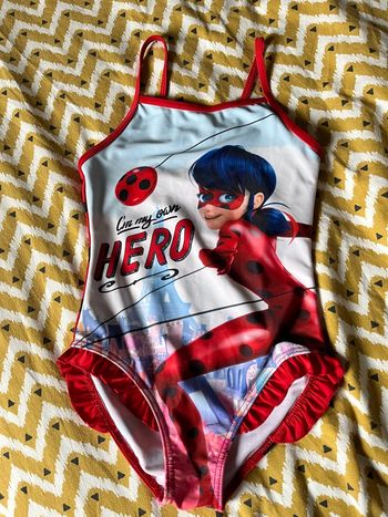 Maillot bain une pièce fille 6ans Miraculous Ladybug