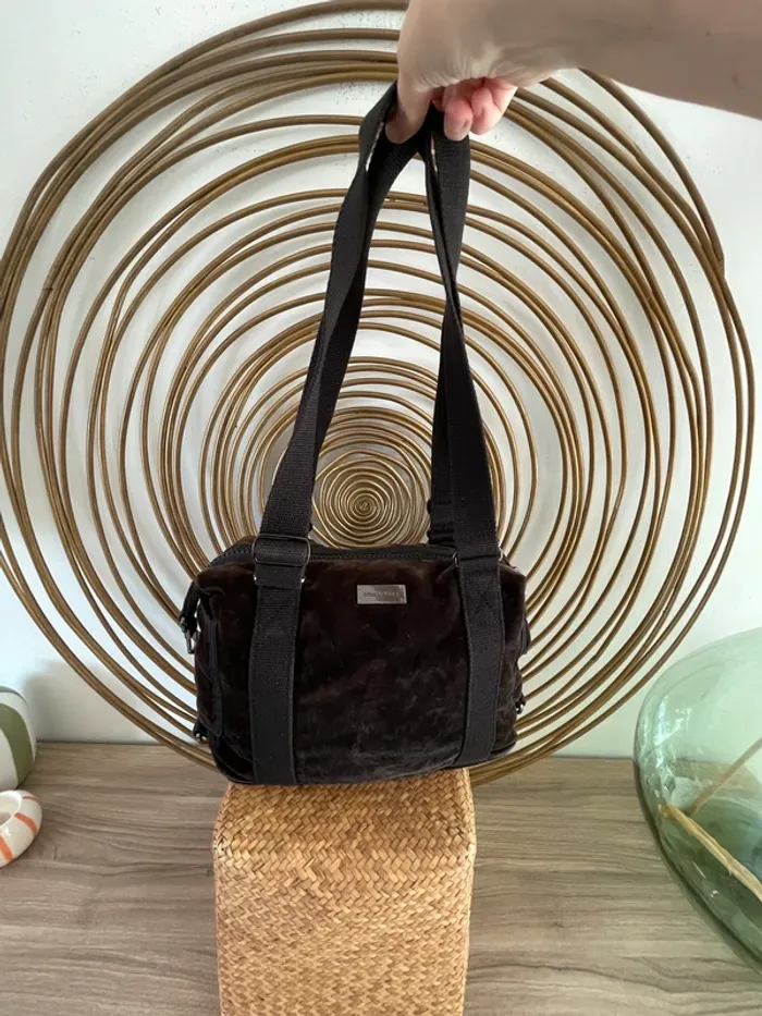 Sac à main Sonia Rykiel en velours - photo numéro 3