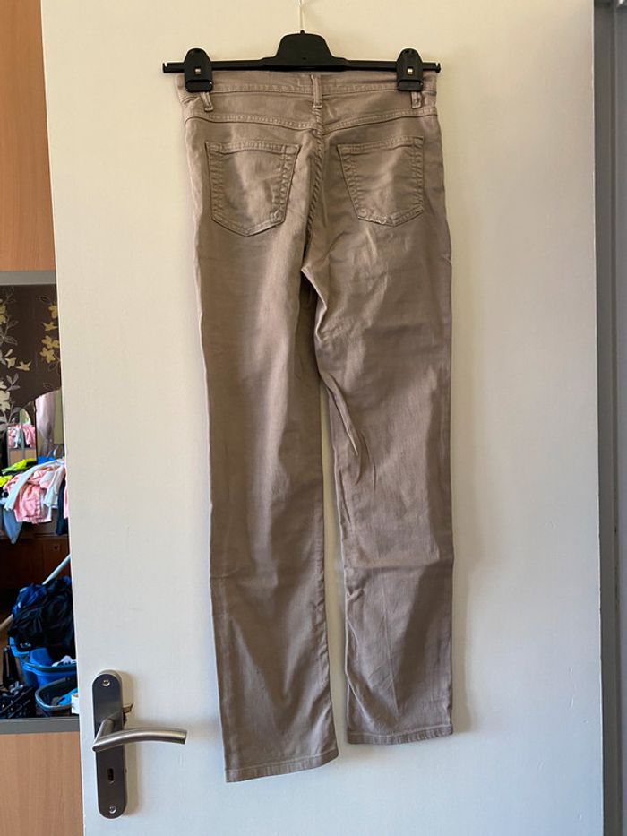 Jeans beige Côté Saint Germain Taille 38 - photo numéro 2