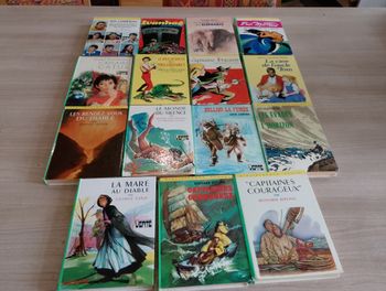 Lot de 15, bibliothèque verte (Rudyard Kipling ect.(14)