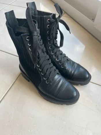 Bottines Zara à lacets noir 36