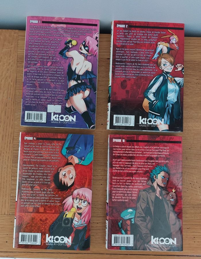 Lot 4 mangas My Hero Academia vigilante - photo numéro 2