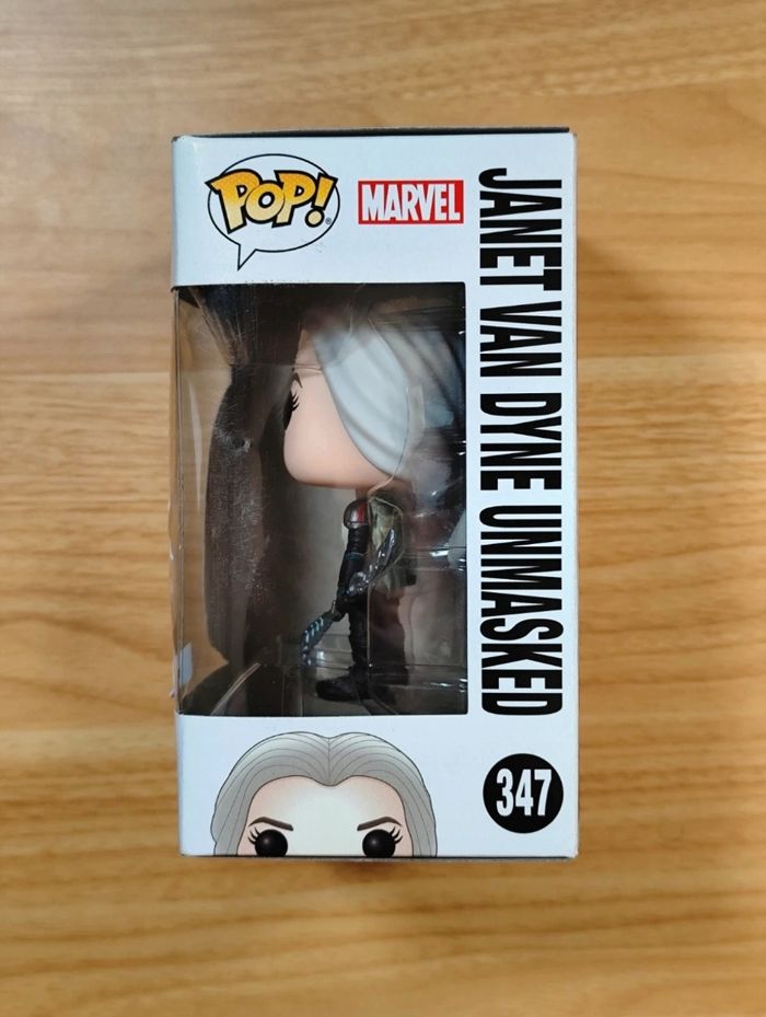 Lot 2 Funko Pop Wasp 1138 (Ant-Man Quantumania) & Janet Van Dyne Unmasked 347 (Ant-Man And The Wasp) - photo numéro 3