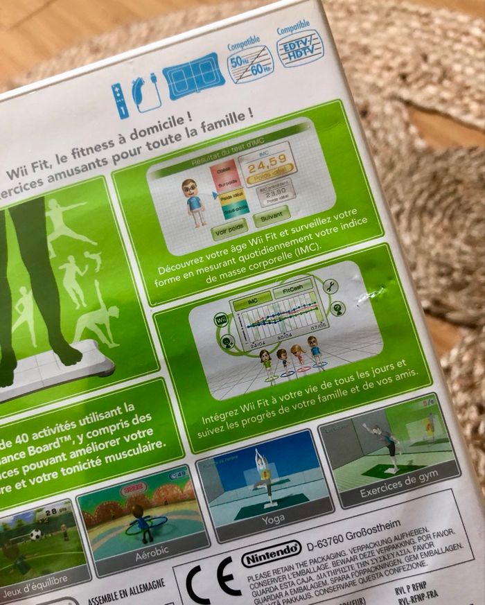💜 Jeu balance board avec jeu Wii fit sur Wii 💜 - photo numéro 3