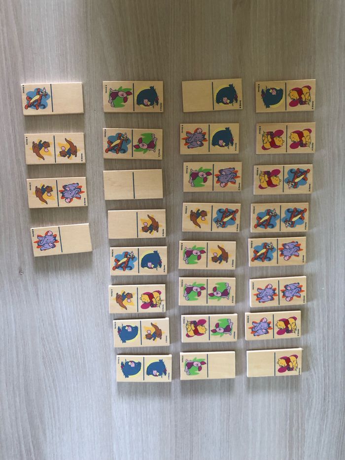 28 dominos animaux en bois - photo numéro 3