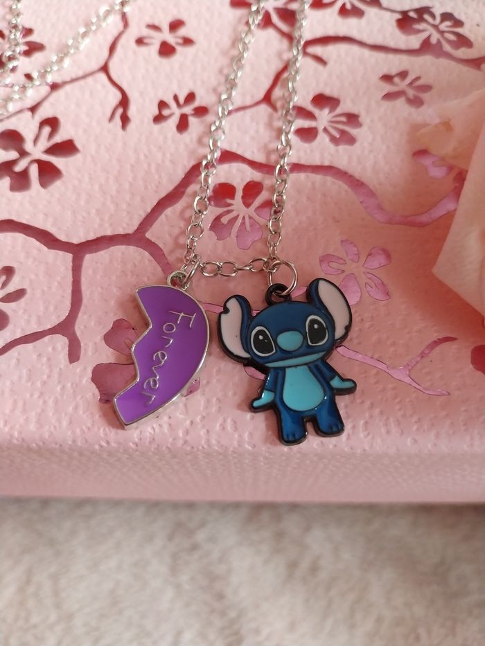 Lot de 3 colliers Best friends stitch - photo numéro 5