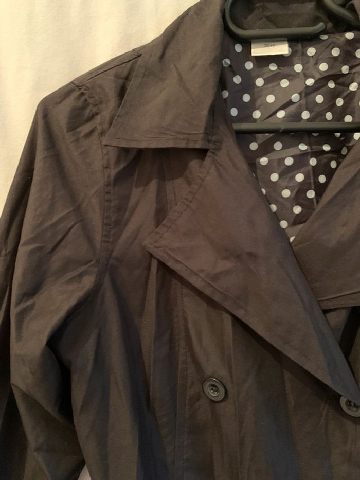 Trench noir léger - photo numéro 2