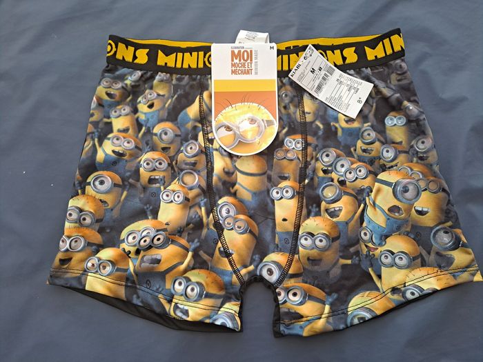 boxer slip homme les minions , moi moche et méchant taille M