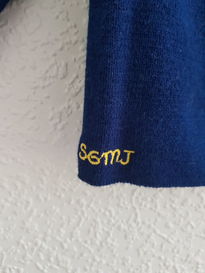 Sergent Major - Gilet boutonné - Bleu marine - Neuf avec étiquette (9 mois) - photo numéro 5