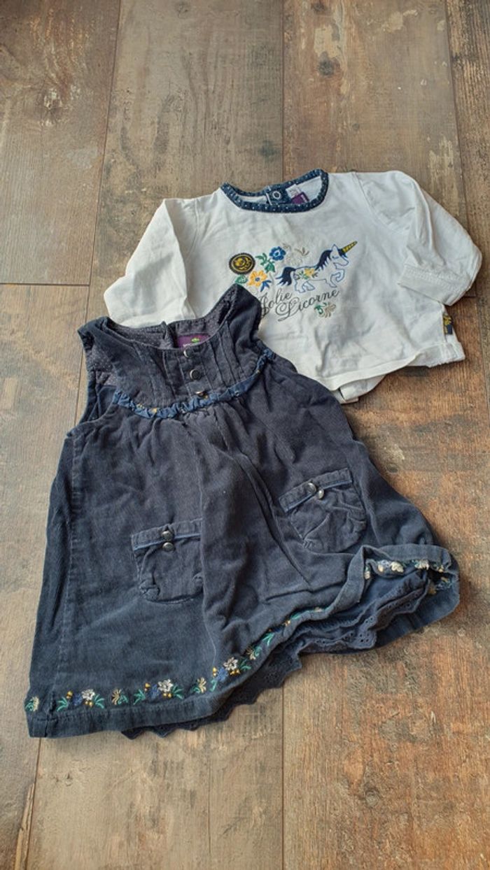 Ensemble Sergent major 9 mois en très bon état 👌