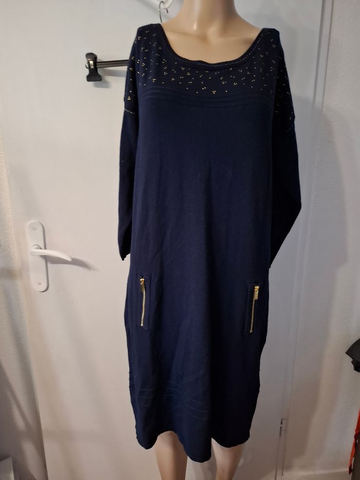 Robe pull Christine Laure taille 36/38 Étiquette taille 1 mesure dans l'annonce - photo numéro 2