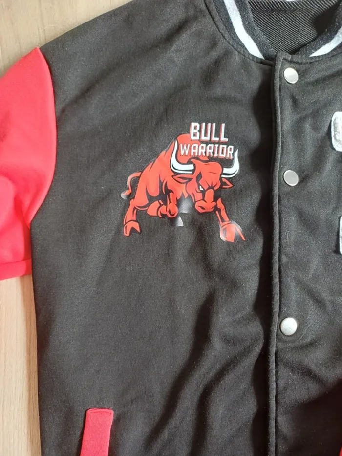 Veste bouton nba bulls warrior - photo numéro 2