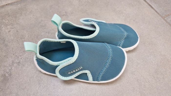 Chaussures aquatiques bébé aquashoes vert Nabaiji - photo numéro 2