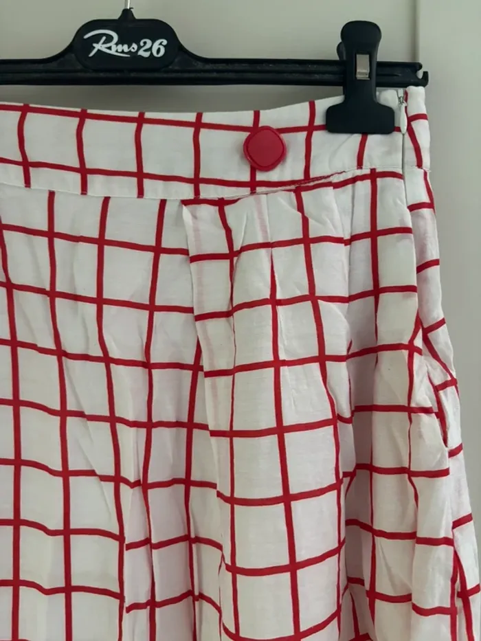 Ensemble blanc à carreaux rouge Alice’s pig taille 38 - photo numéro 7