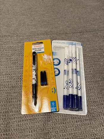 Stylo plume avec effaceurs