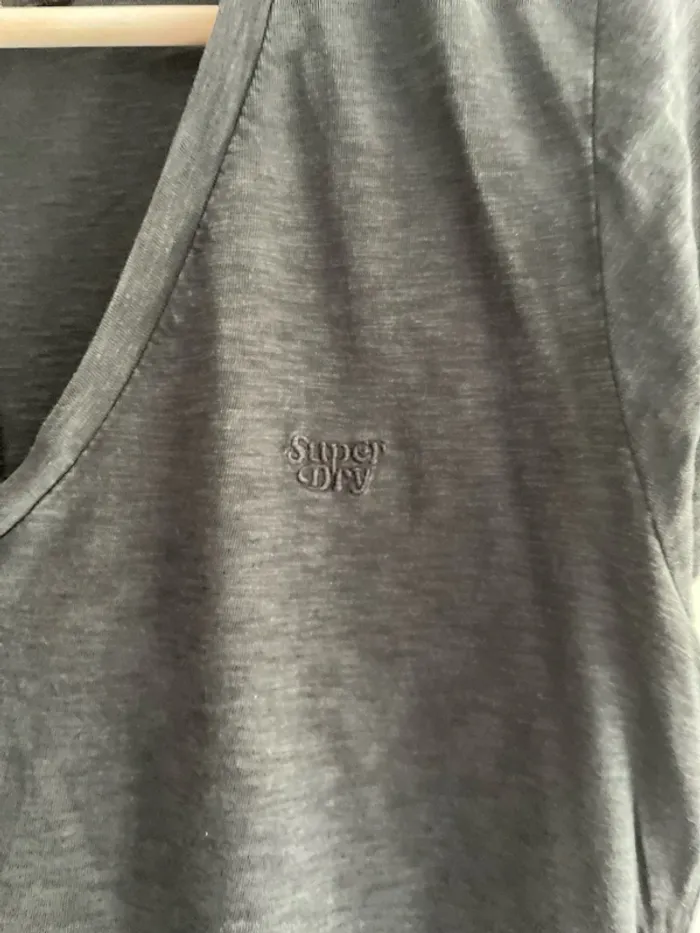 T-shirt xs bleu nuit superdry - photo numéro 2