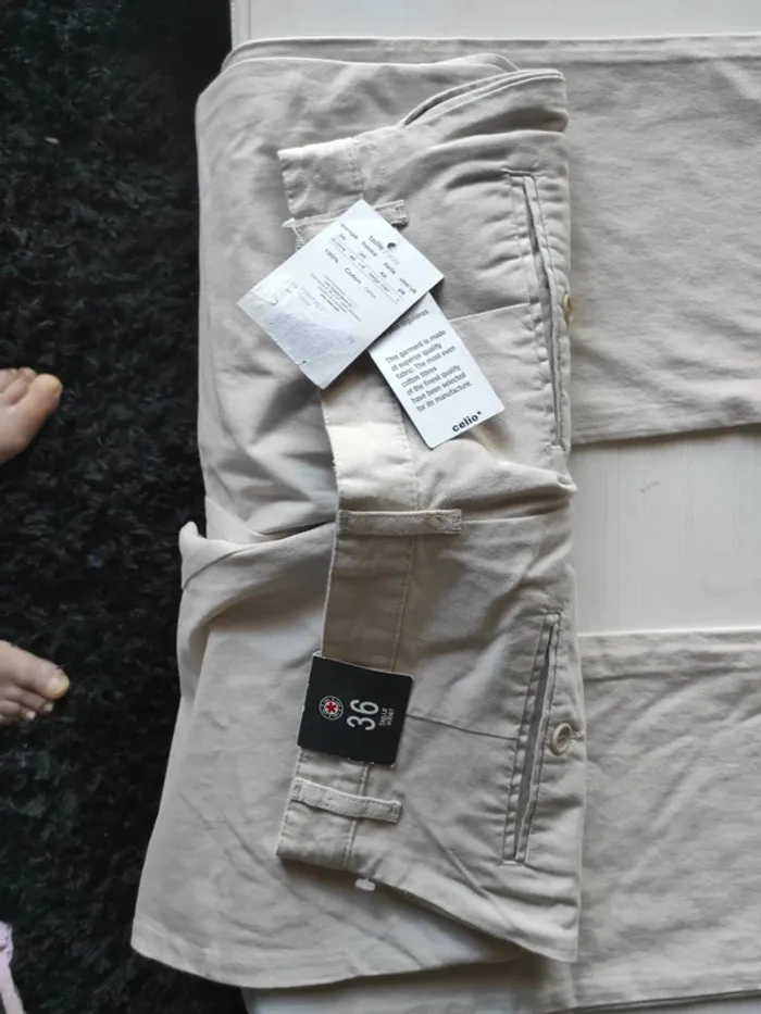 Pantalon toile Celio neuf - photo numéro 5