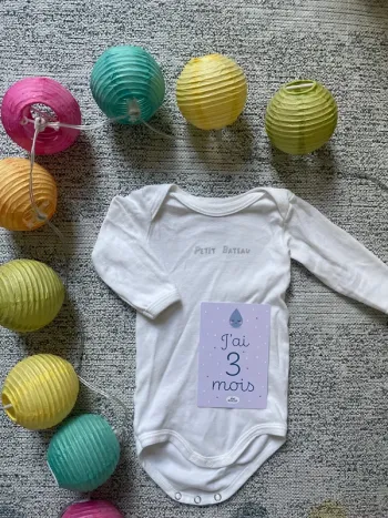 Body blanc petit bateau