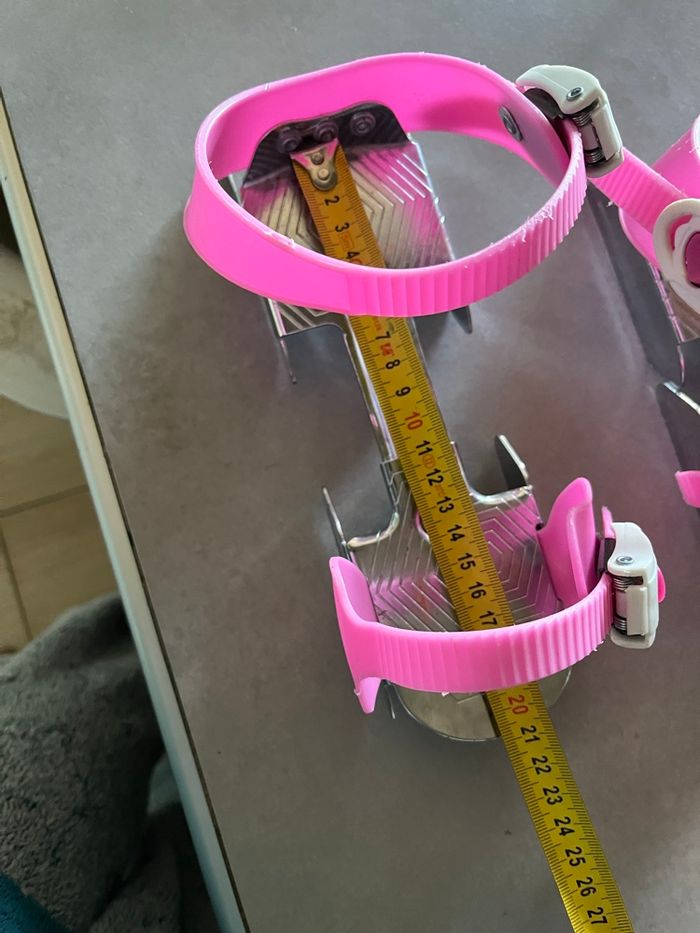 Patins à glace doubles lames sur chaussures - photo numéro 3