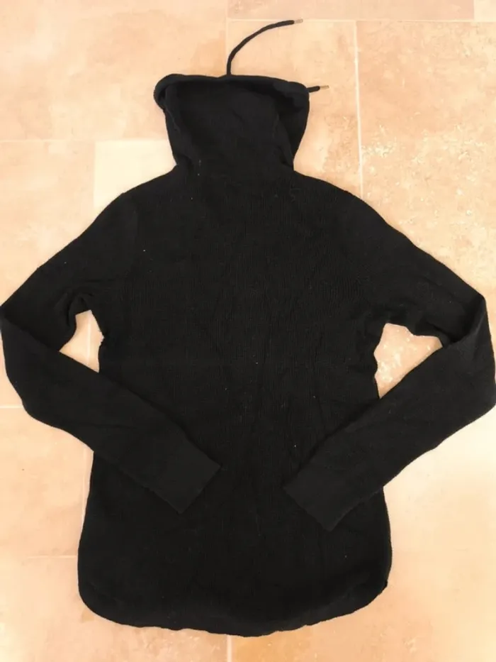 Pull Lauren Ralph Lauren femme M noir col roulé troué - photo numéro 10