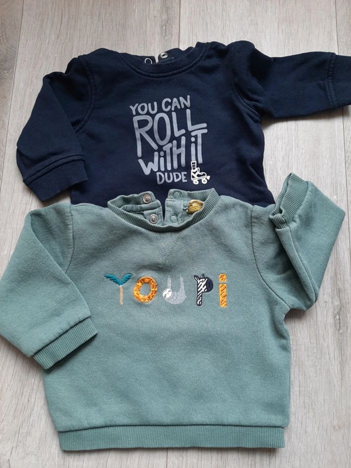 Lot Sweats 6 mois - photo numéro 3