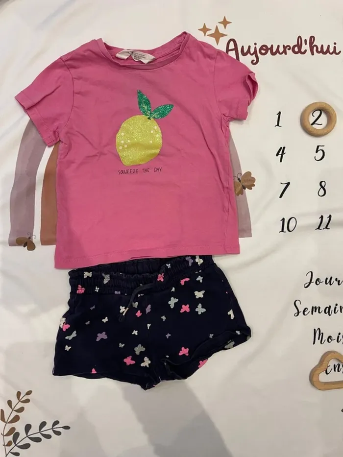 Ensemble bébé fille H&M - 2 ans / 92 cm